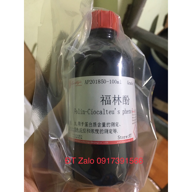 Hoá chất Folin Ciocalteu phenol reagent, chai 100m