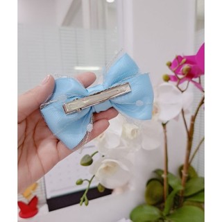 Kẹp tóc mái nơ 2 tầng dễ thương