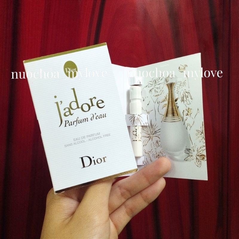 Vial nước hoa Dior J'adore Parfum D'eau EDP [Alcohol free - 1ml]