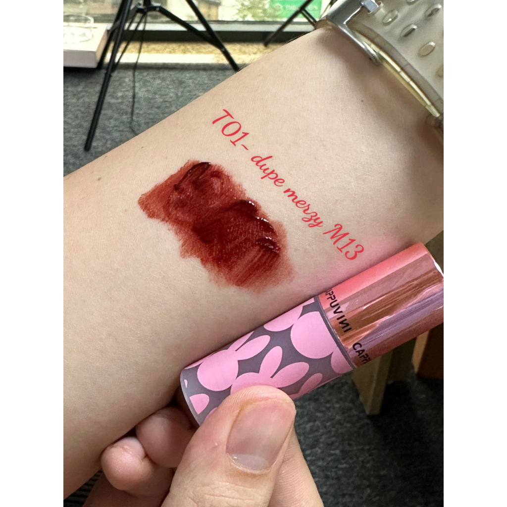 Son kem thỏ xanh thỏ hồng Cappuvini bền màu lâu trôi My Galaxy Hot trend