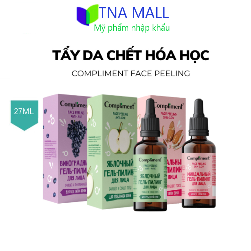 Face Peeling, Tẩy Da Chết Hóa Học Hữu Cơ Compliment No Proplem 27ml