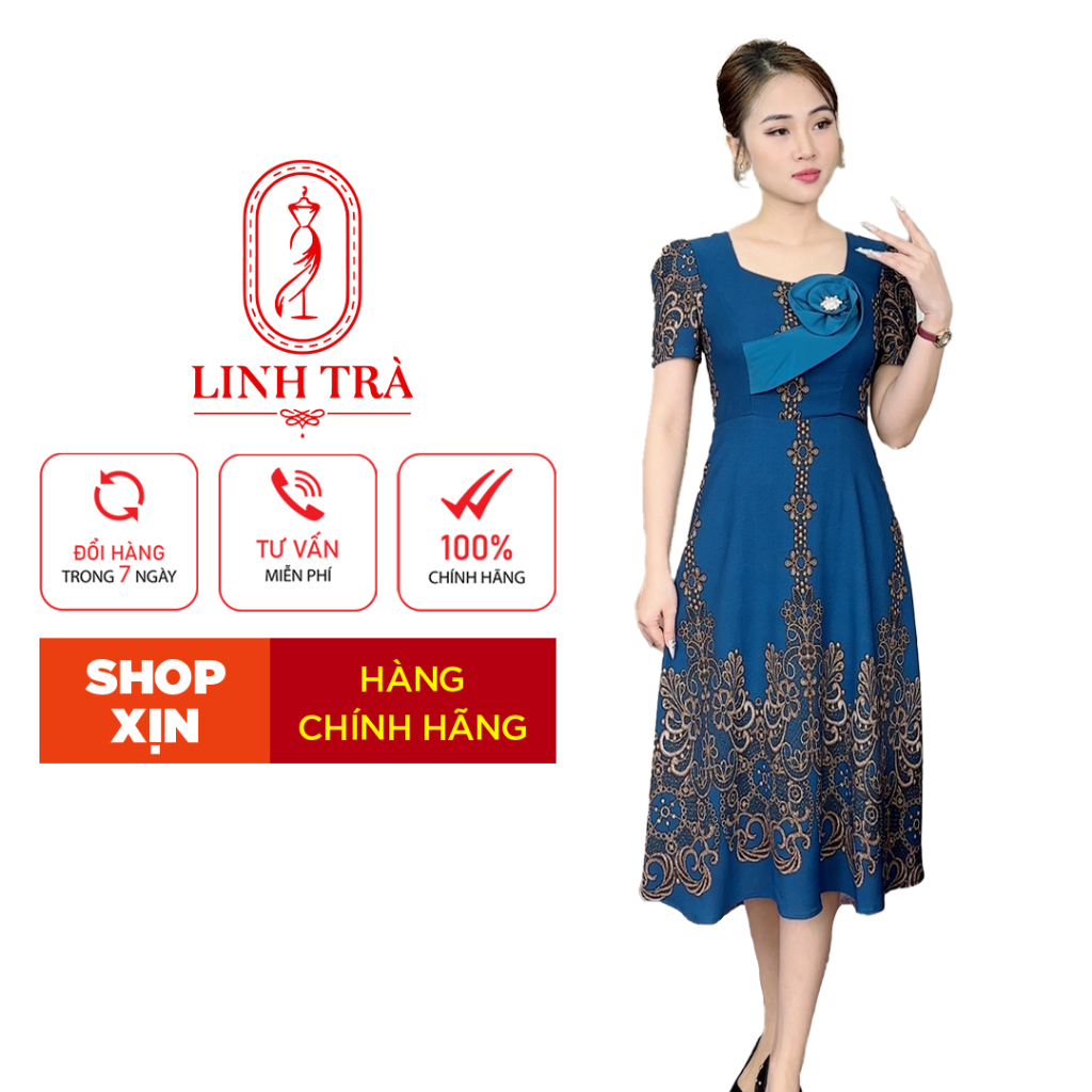 (LT 244) Trẻ Trung Thiết Kế Trang Nhã Thanh Lịch Bigsize Đi Làm Đi Tiệc Cho Bà Cho Mẹ U50