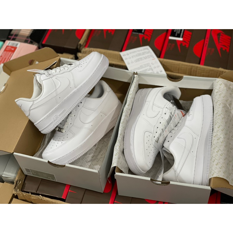 Giày NIKE AIR FORCE ONE LOW ALL WHITE | AF1 CAO CẤP