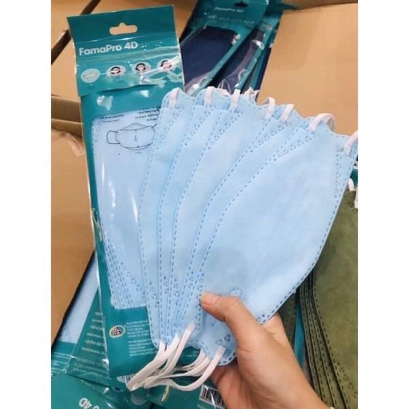 SỈ THÙNG 300 cái KHẨU TRANG Kf94  FAMAPRO, 3lớp giấy kháng khuẩn