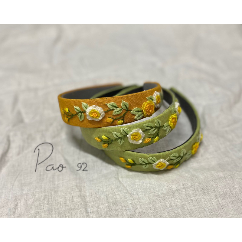 Bờm tóc thêu tay handmade