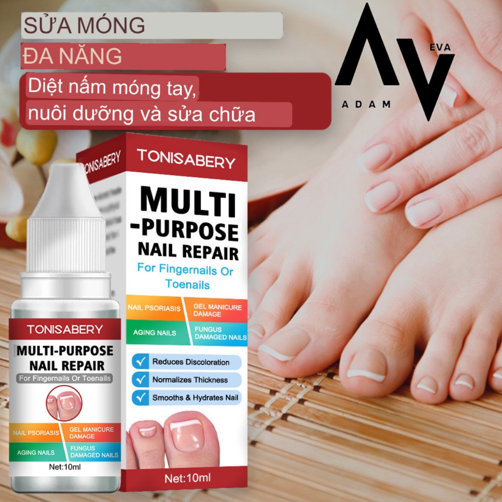 Dung dịch chăm sóc móng tay và móng chân MULTI PURPOSE sửa chữa nuôi dưỡng dưỡng ẩm làm mịn sáng móng