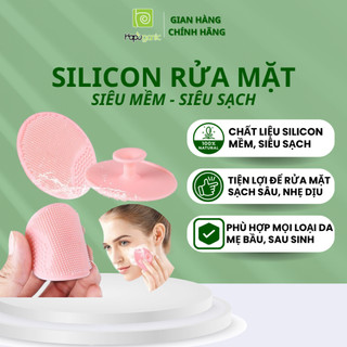 Miếng rửa mặt silicon cao cấp tẩy tế bào chết sạch mụn đầu đen Silicon Cleansing Pad