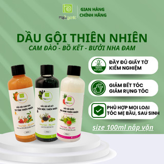Dầu gội Bồ Kết Thảo Mộc Giảm Rụng Tóc HaPu Organic 100ml