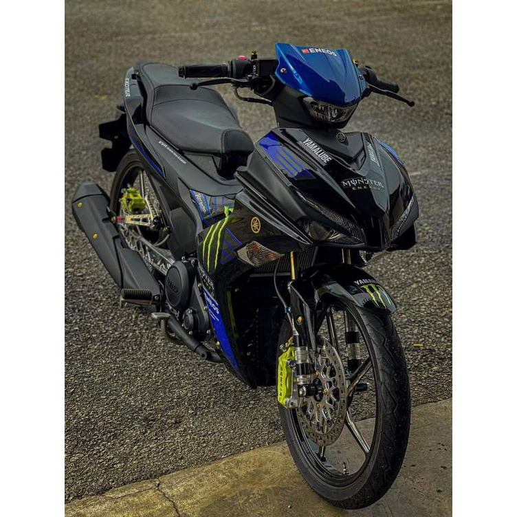TEM EXCITER 155 MONTER XANH ĐEN