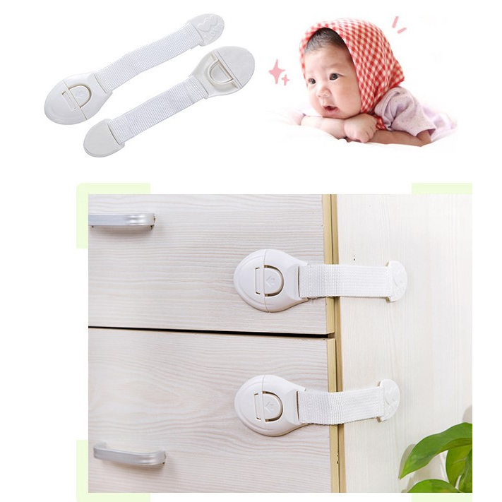 Dây Vải Khoá Tủ, Ngăn Kéo, Tủ Lạnh / Đai Khóa Chặn Cửa Tủ / Chốt Khóa An Toàn Cho Bé