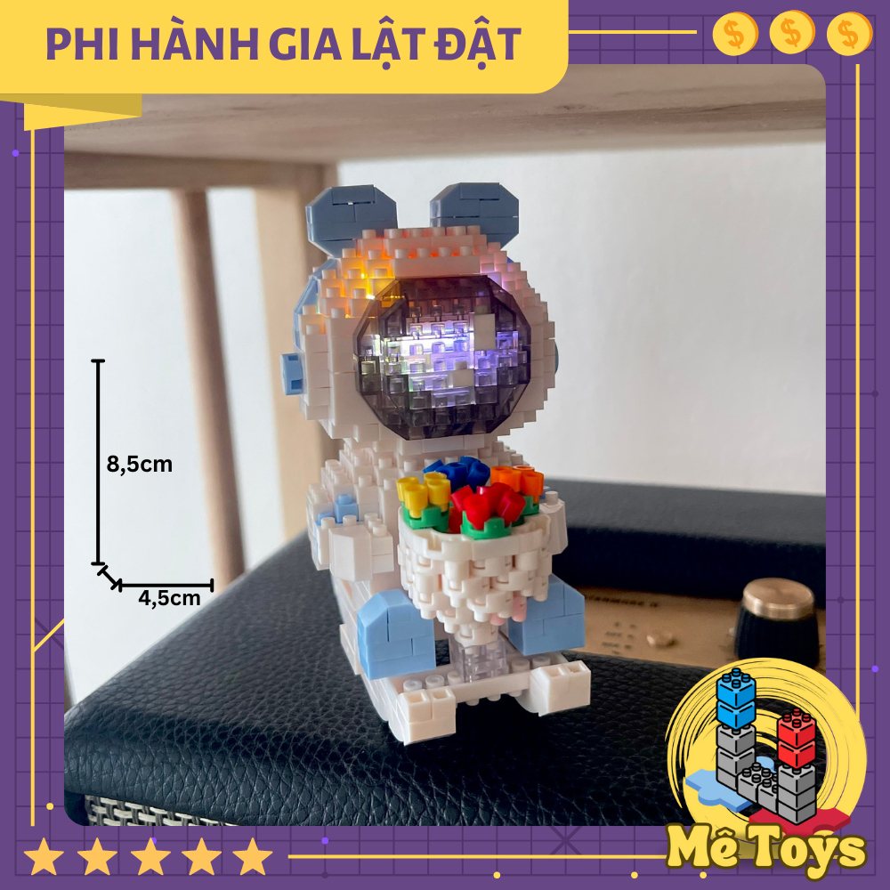 Đồ Chơi Lắp Ráp Mô Hình Phi Hành Gia Lật Đật - quà tặng đáng yêu