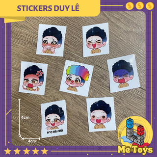 Hình dán sticker nhân vật duy lê hài hước, vui nhộn