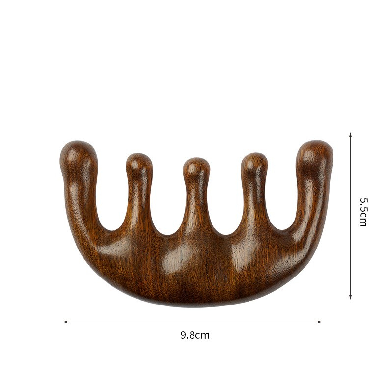 Lược gỗ đàn hương mát xa da đầu dành cho cả nam và nữ