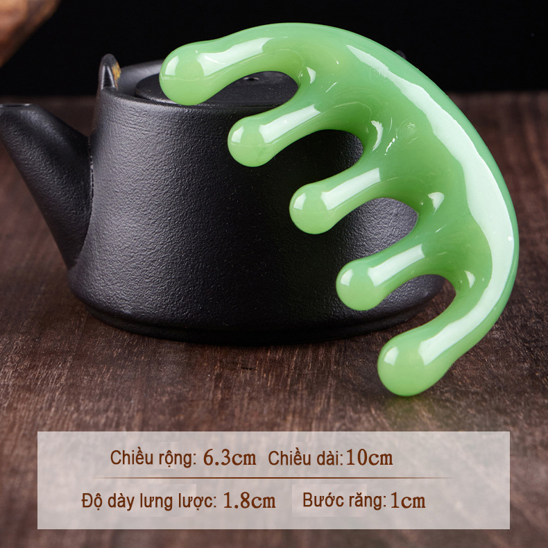 Lược gỗ đàn hương mát xa da đầu dành cho cả nam và nữ