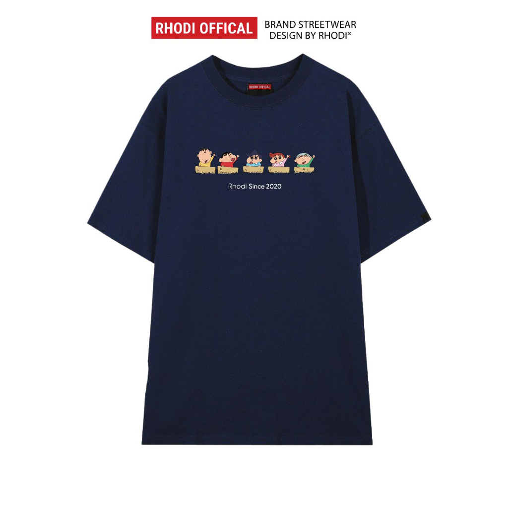 Áo thun Unisex Nam Nữ Local Brand Phông Tay Lỡ RODHI X SHINCHAN