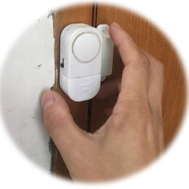Chuông cửa báo khách, báo trộm không dây, chuông cảm biến báo động chống trộm gắn cửa thông minh
