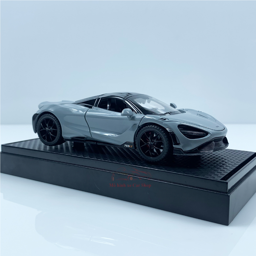 Mô hình xe Mclaren 765LT tỉ lệ 1:32 kèm hộp mica