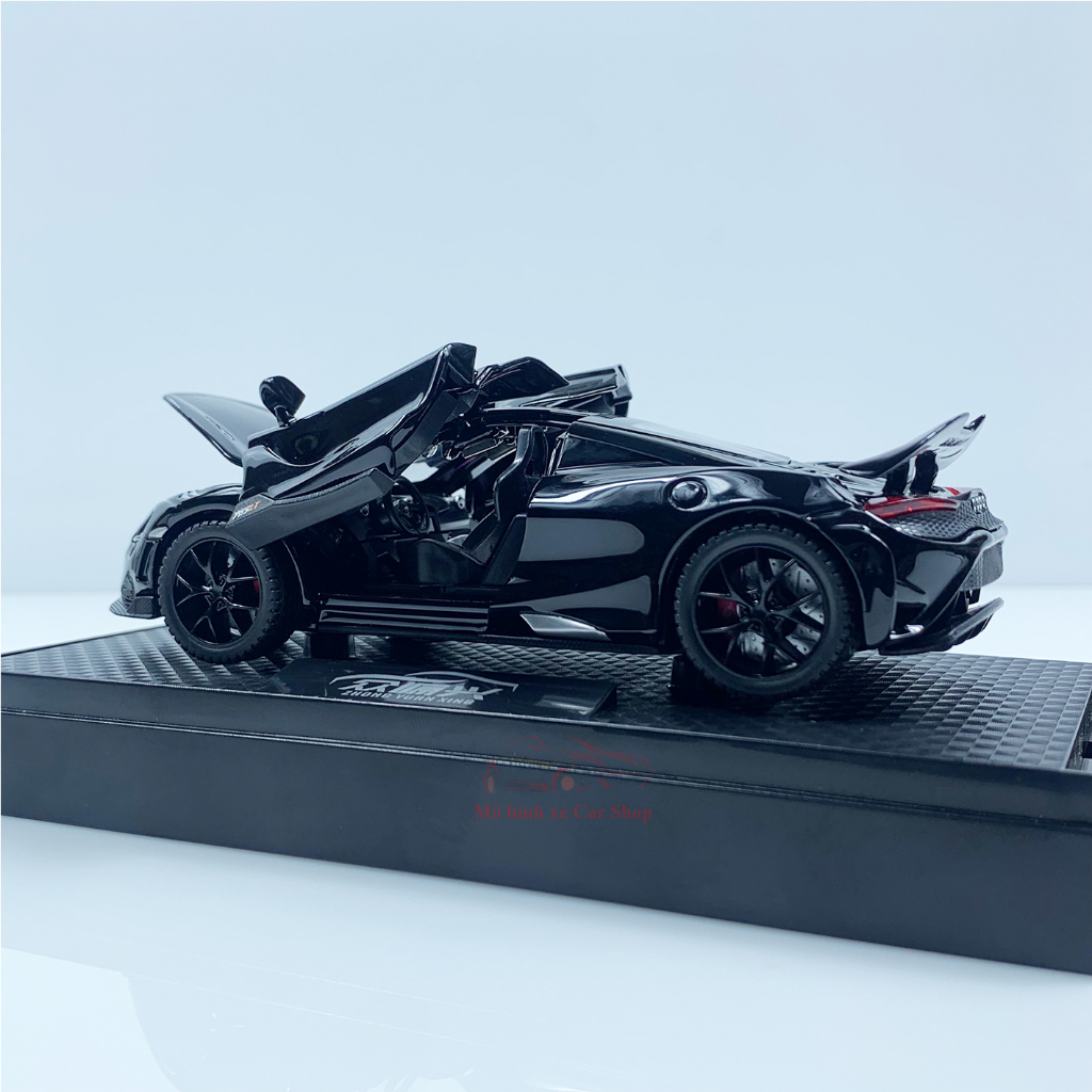 Mô hình xe Mclaren 765LT tỉ lệ 1:32 kèm hộp mica