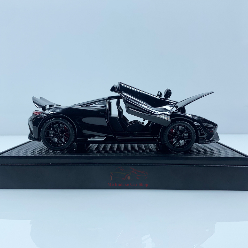 Mô hình xe Mclaren 765LT tỉ lệ 1:32 kèm hộp mica
