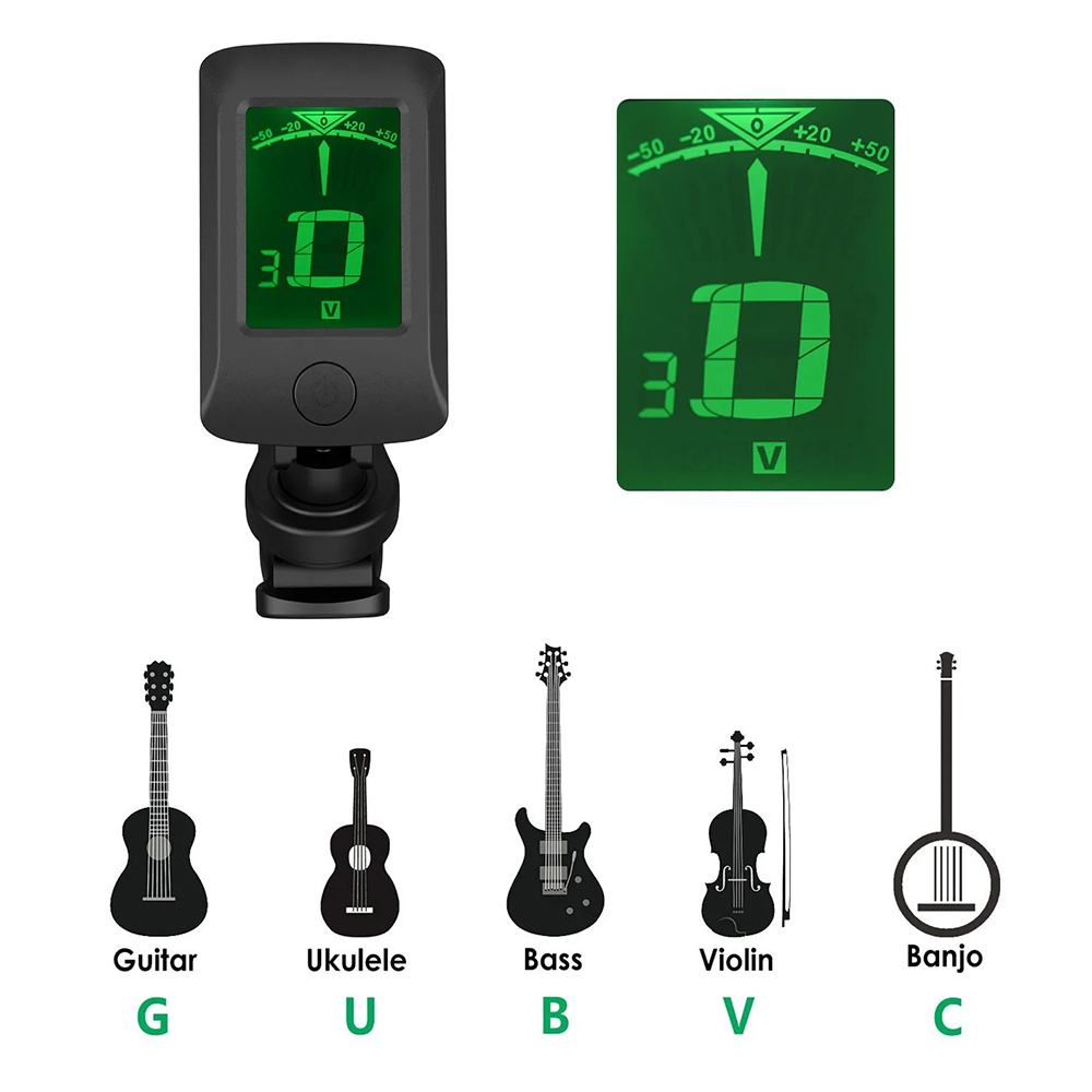 Tuner Guitar/ Máy Lên Dây Guitar AT-07 Cao Cấp Độ Nhạy Cao