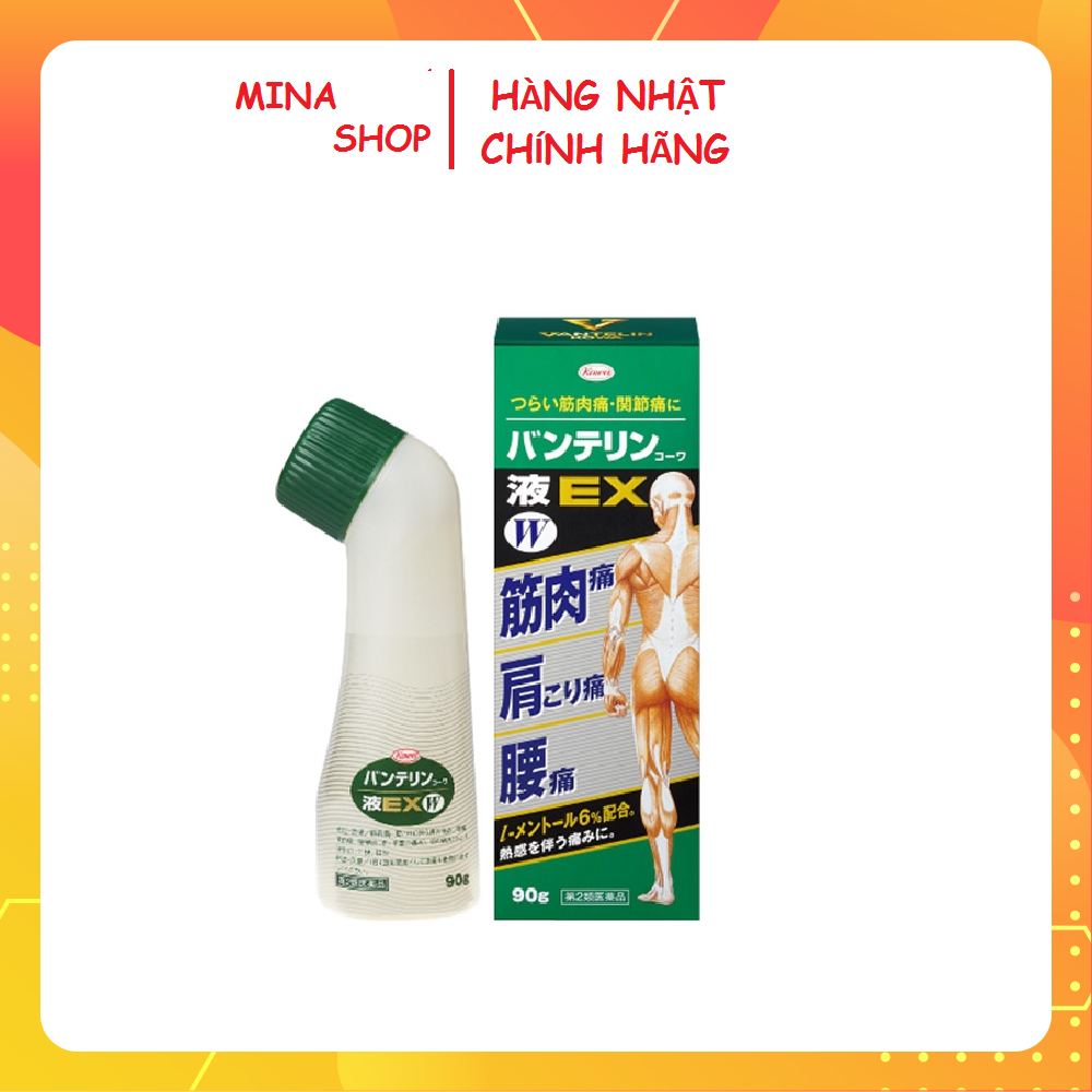 Lăn xoa bóp giảm đau nhức vai gáy, xương khớp Kowa 90 gram Nhật bản