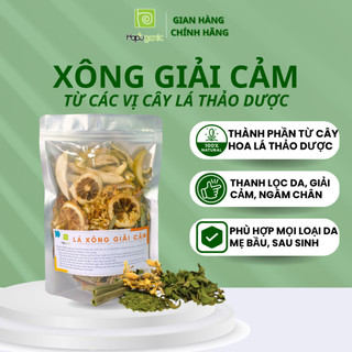 Lá Xông Giải Cảm Xông Thảo Mộc Tăng Sức Đề Kháng HaPu Organic 100gr