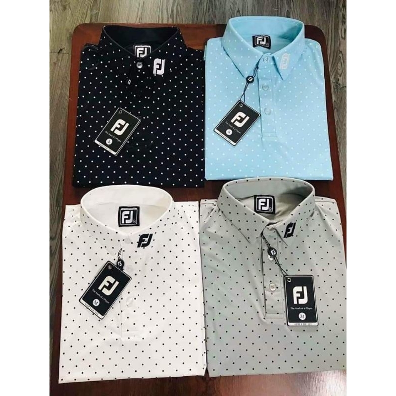 Áo Cộc Tay Chơi Golf Nam Hãng FootJoy Chất Thun Lạnh - Hàng Nhập Khẩu