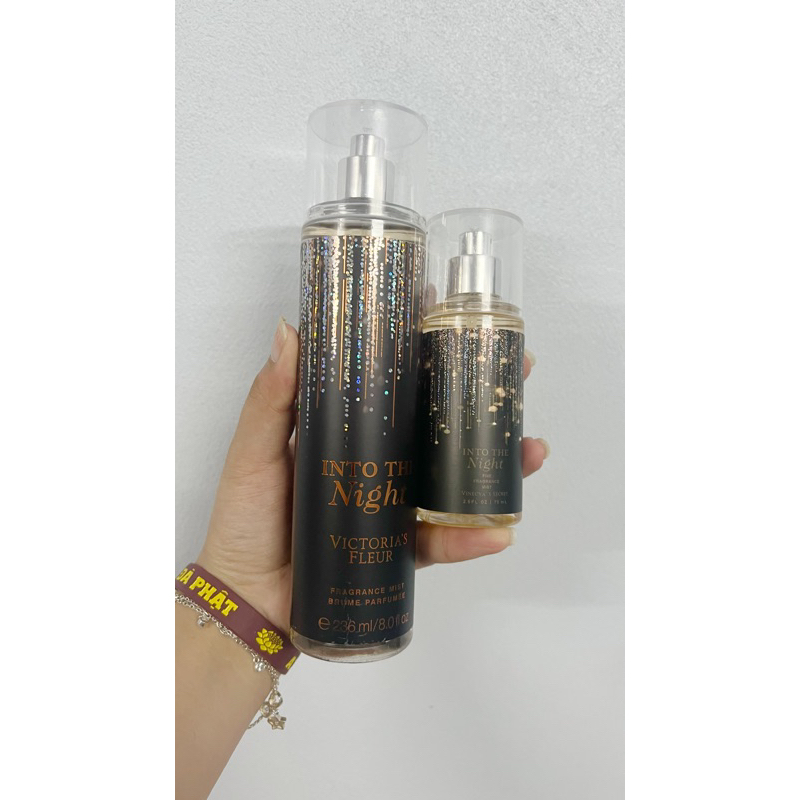 Xịt thơm body mist Into the Night 236ml - 75ml Sang trọng, Quyến Rũ