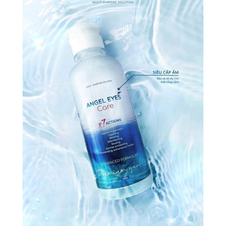 Dung dịch nước ngâm lens siêu cấp ẩm x7 thương hiệu angel eyes chai 150ml