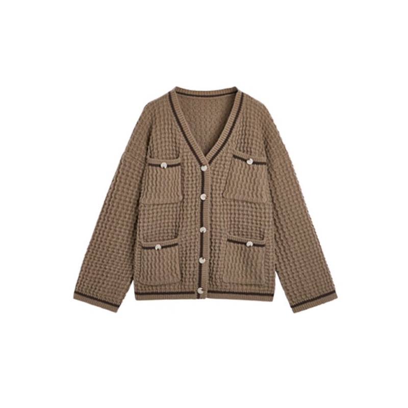 Áo cardigan len dáng rộng