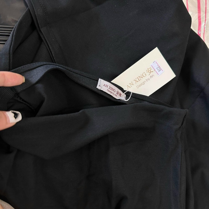 Chân váy thun trơn dáng dài