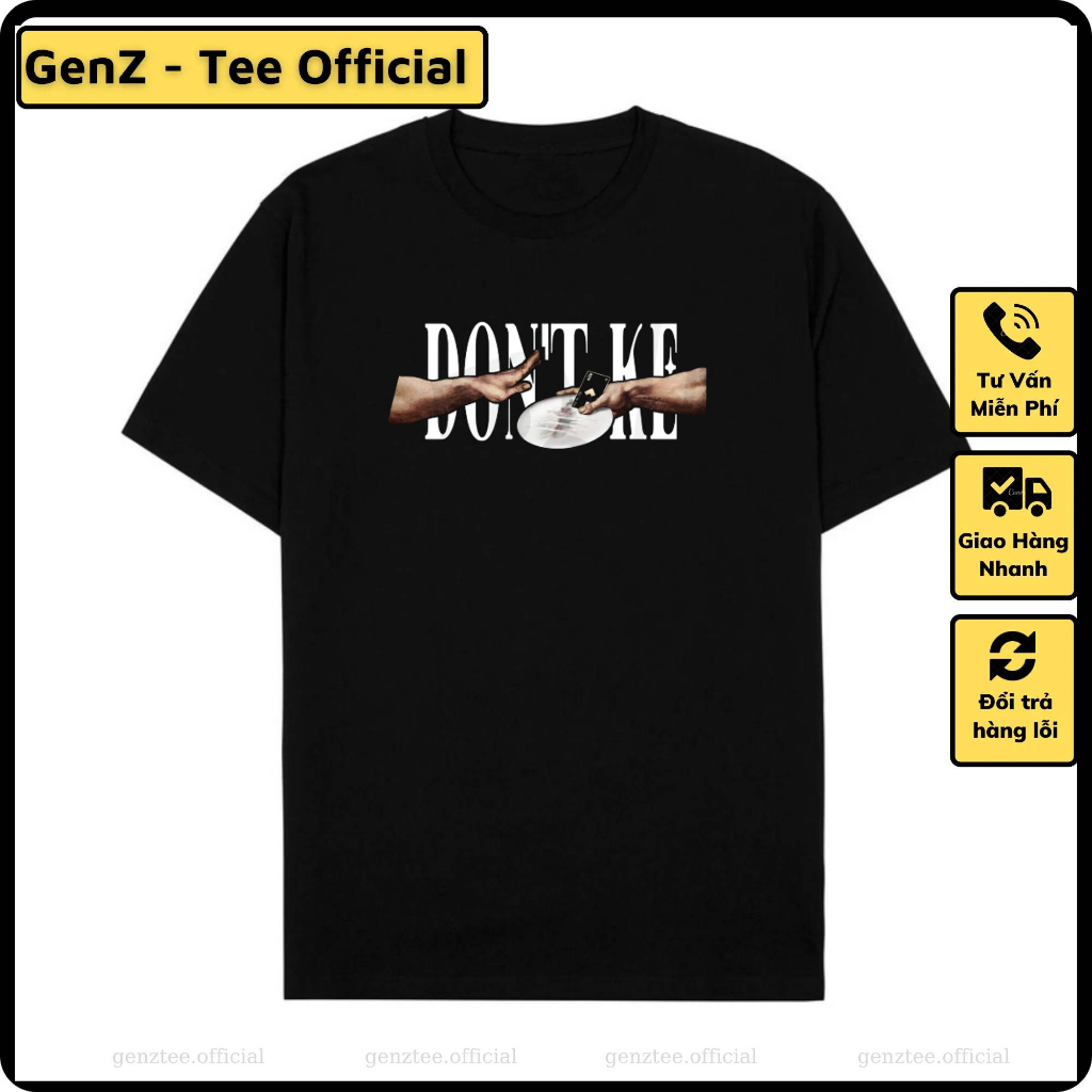 Áo thun Don't Ke, phong cách trẻ trung năng động form rộng nam nữ đủ size