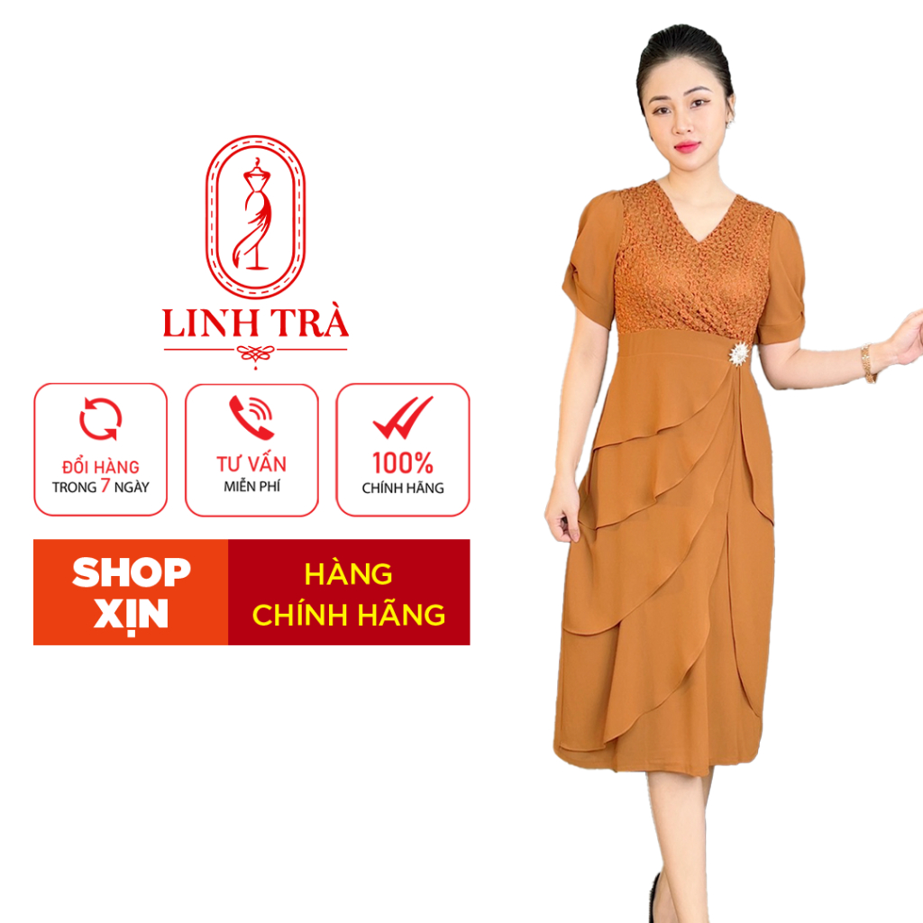 (TM 1391) Trẻ Trung Thiết Kế Trang Nhã Thanh Lịch Bigsize Đi Làm Đi Tiệc Cho Bà Cho Mẹ U50