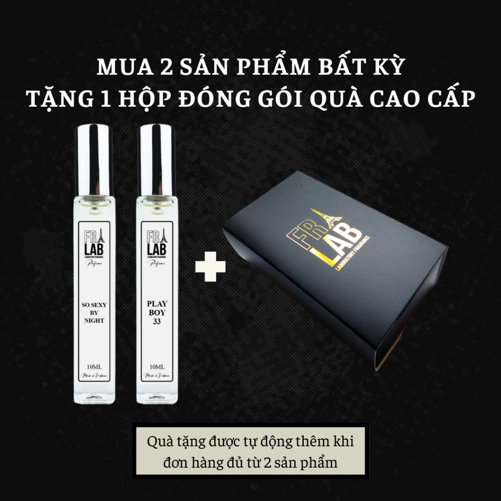 Nước Hoa Nữ Fralab Trap Girl Quyến Rũ, Ngọt Ngào, Khiêu Khích 10ml - Dạng Xịt Tiện Lợi