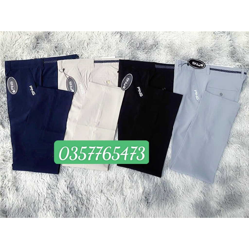 Quần dài golf nam thương hiệu Ping - Hàng nhập khẩu cao cấp