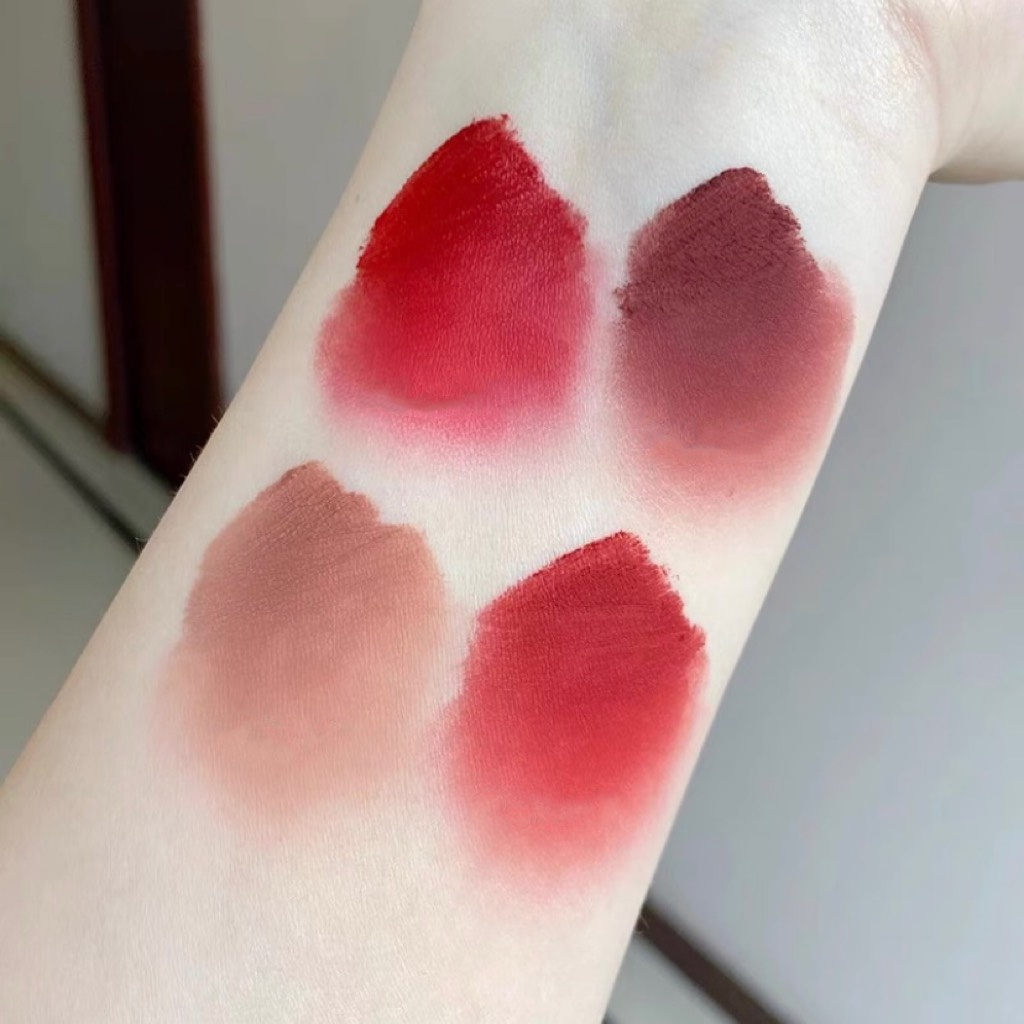 Son kem lì thỏ đỏ CAPPUVINI mềm mịn môi Gourd Powder Sensation Lip Mud cao cấp