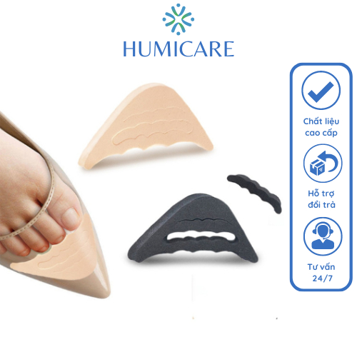 2 Miếng mút lót mũi giày cao gót giày tây nam cao su non giảm size êm ngón chân thoáng khí SA8HUMI