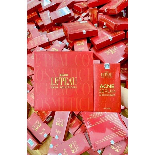 CHÍNH HÃNG - Lepeau Peel da vi tảo  sạch mụn thâm sẹo rỗ serum mụn, tặng serum B5 và serum mụn