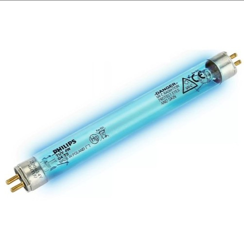 2 Bóng đèn UV philip tiệt trùng sấy khô 4W G5 cho máy Haenim, máy Upang, máy Fatz Baby, máy Ecomom