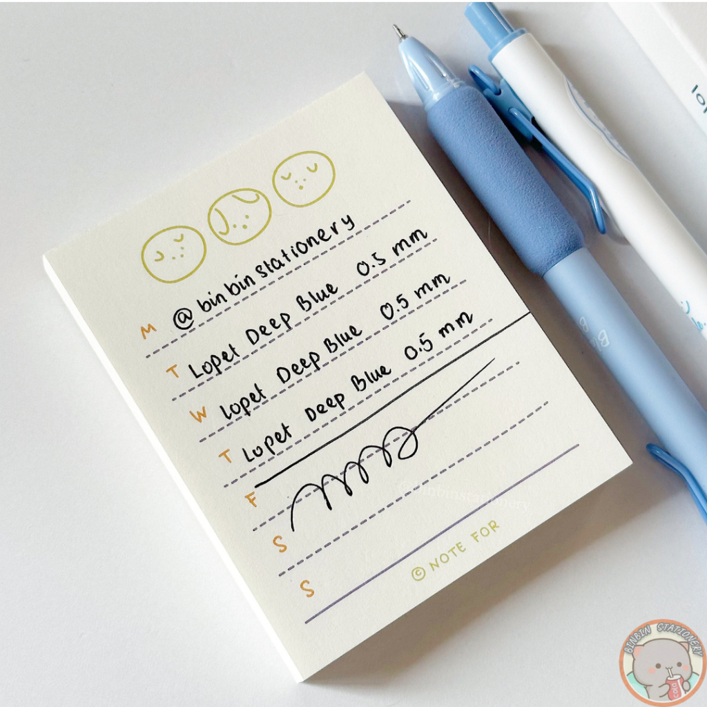 Bút gel LOPET Deep Blue đệm tay bông siêu êm, mực đen, ngòi kim 0.5 mm LT - 1289