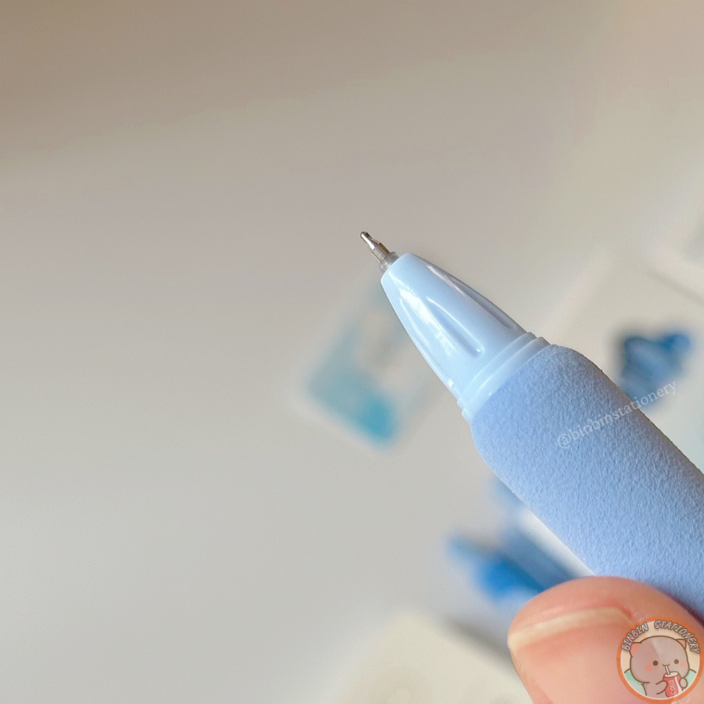 Bút gel LOPET Deep Blue đệm tay bông siêu êm, mực đen, ngòi kim 0.5 mm LT - 1289