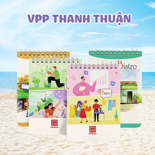 Sổ lò xo bistro a6 200 trang hồng hà 2840.