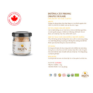 Đường cây phong BRIEN Maple sugar 25gr