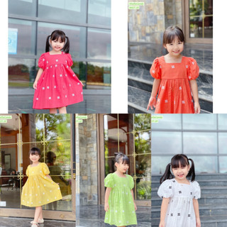 (NEW - HOT SUMMER) VÁY LINEN SOFIA THÊU HOA