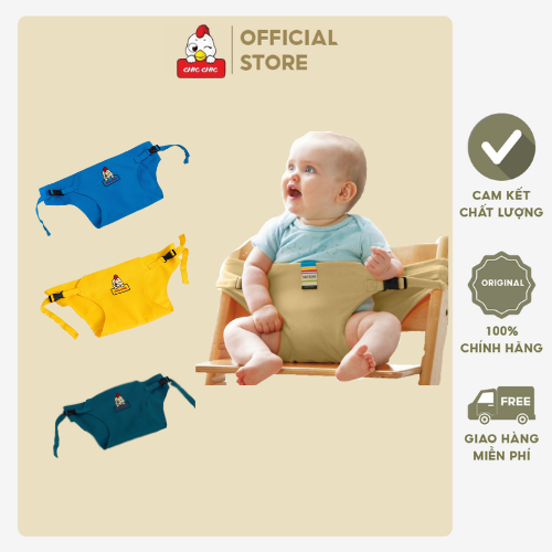 Đai địu hỗ trợ bé ngồi ghế Chic Chic an toàn nhỏ gọn tiện dụng