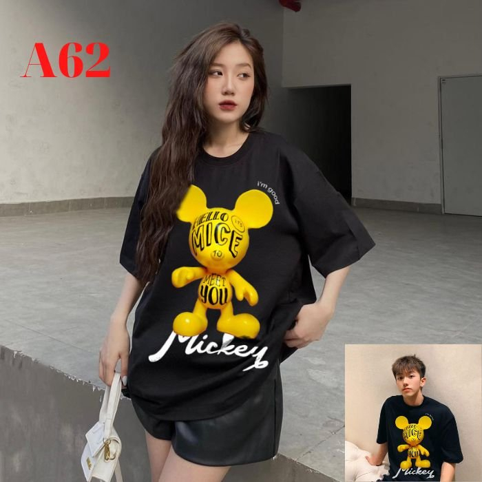 Áo Phông A62 đặt trên lives