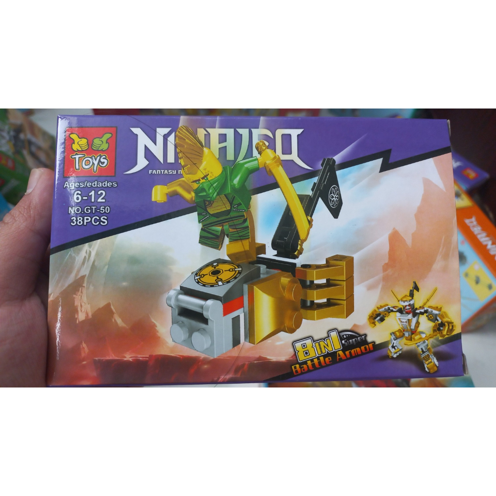 Bộ Lắp Ráp Lego Ninjago 8in1 Chính Hãng Áo Giáp Chiến Đấu