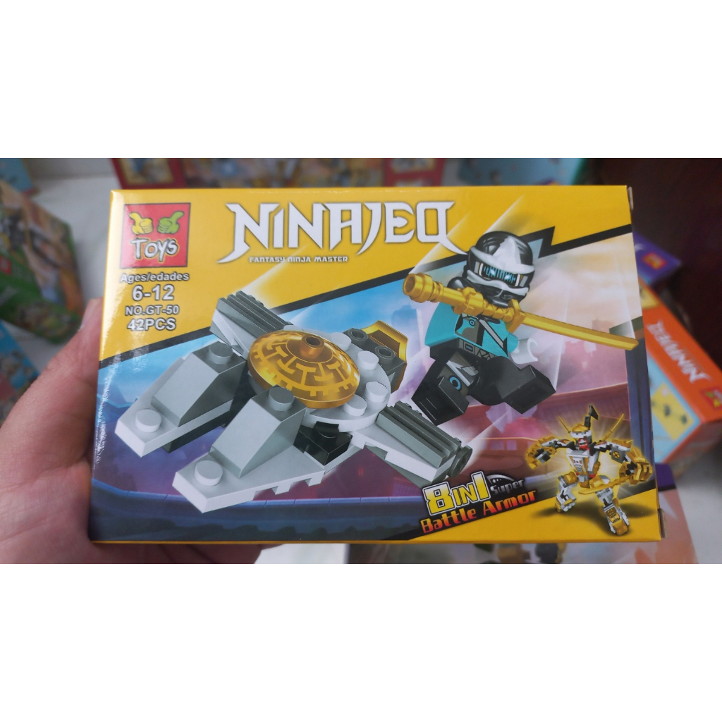 Bộ Lắp Ráp Lego Ninjago 8in1 Chính Hãng Áo Giáp Chiến Đấu