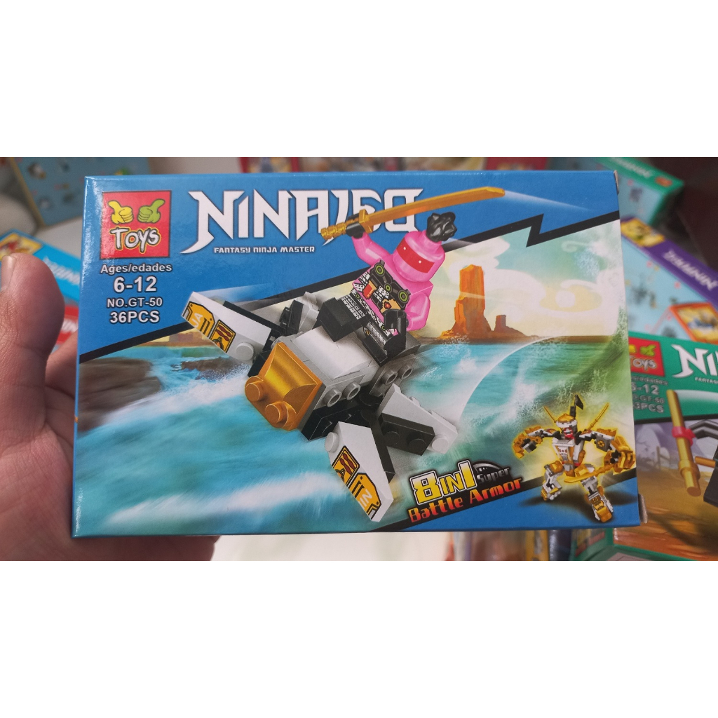 Bộ Lắp Ráp Lego Ninjago 8in1 Chính Hãng Áo Giáp Chiến Đấu