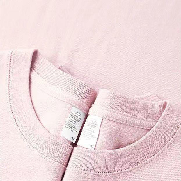Áo phông áo thun unisex nam nữ màu hồng phấn 100% cotton mềm mịn mùa hè siêu mát đủ size đủ màu đến 3XL
